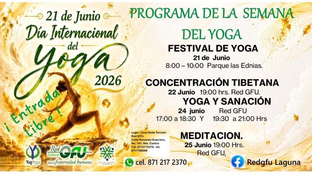 Día Internacional del Yoga: Torreón prepara festival gratuito para toda la familia