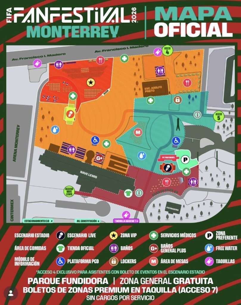 El FIFA Fan Fest de Monterrey inició actividades este jueves