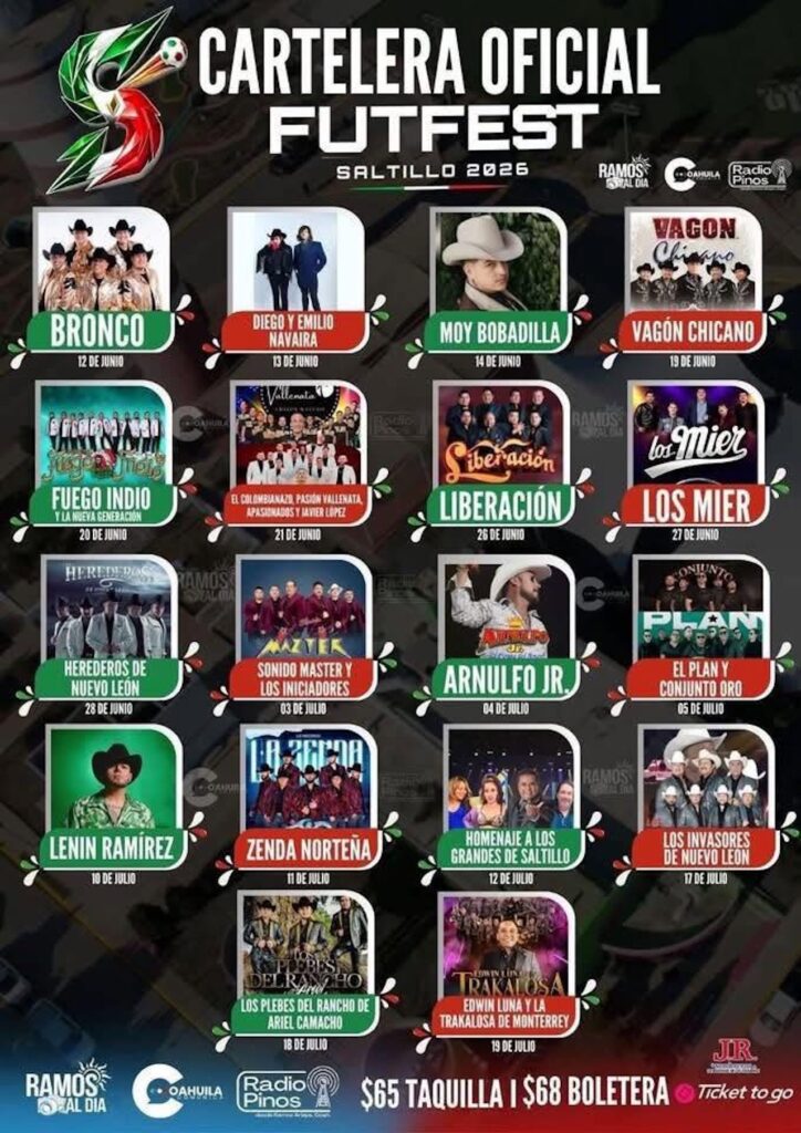 FUTFEST Saltillo reunirá futbol, conciertos y más de 120 actividades para familias