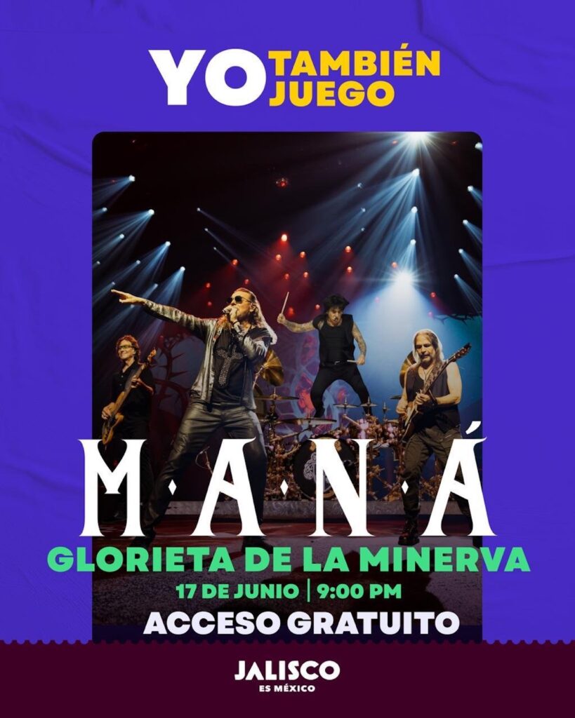 Maná regresa a Guadalajara con un concierto gratuito durante el Mundial 2026