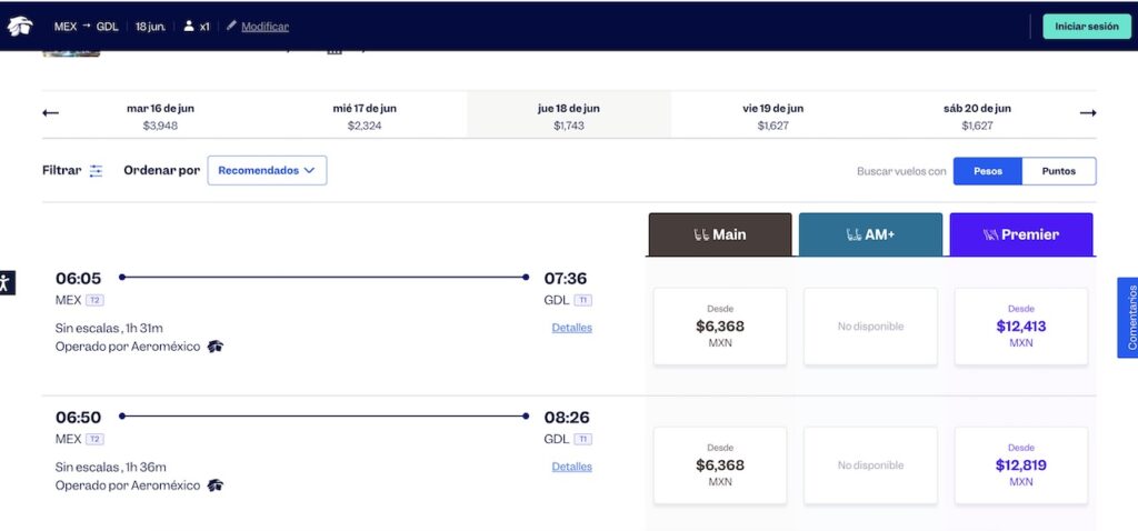 Mundial 2026: Precios de Aeroméxico vuelo directo de CDMX a Guadalajara para el partido México vs Corea del Sur