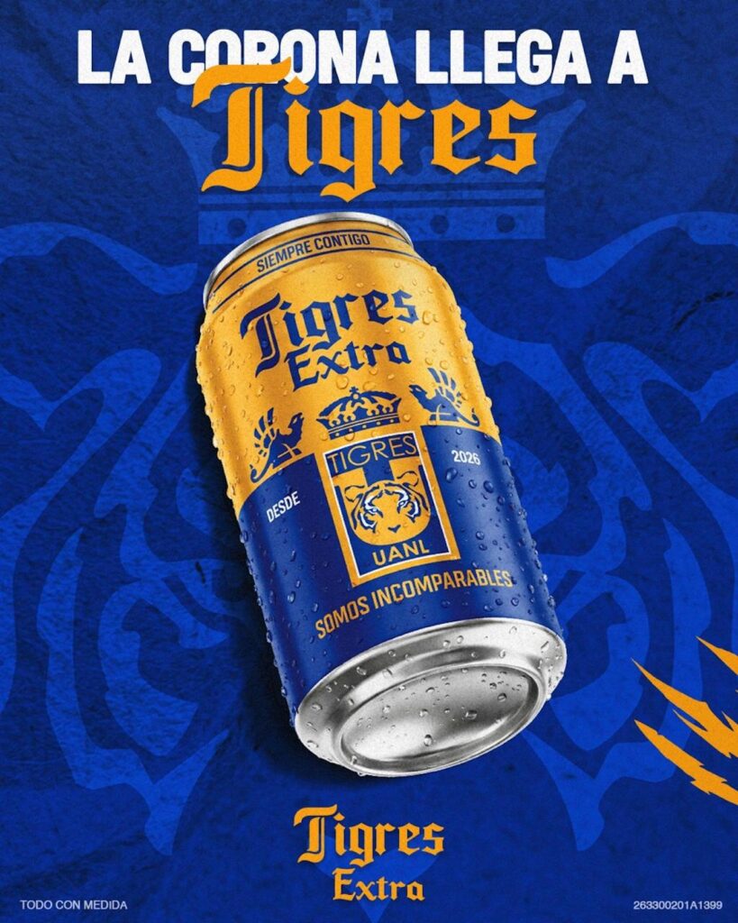 Tigres inicia el Apertura 2026 con Corona como nuevo patrocinador