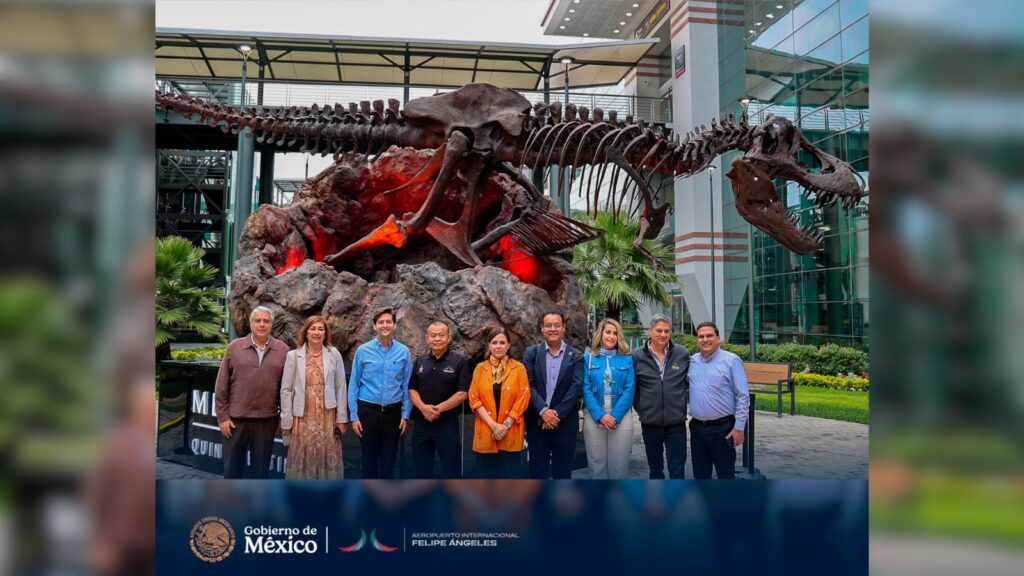 Mundial 2026: Coahuila impulsa el turismo con dinosaurios en el AIFA