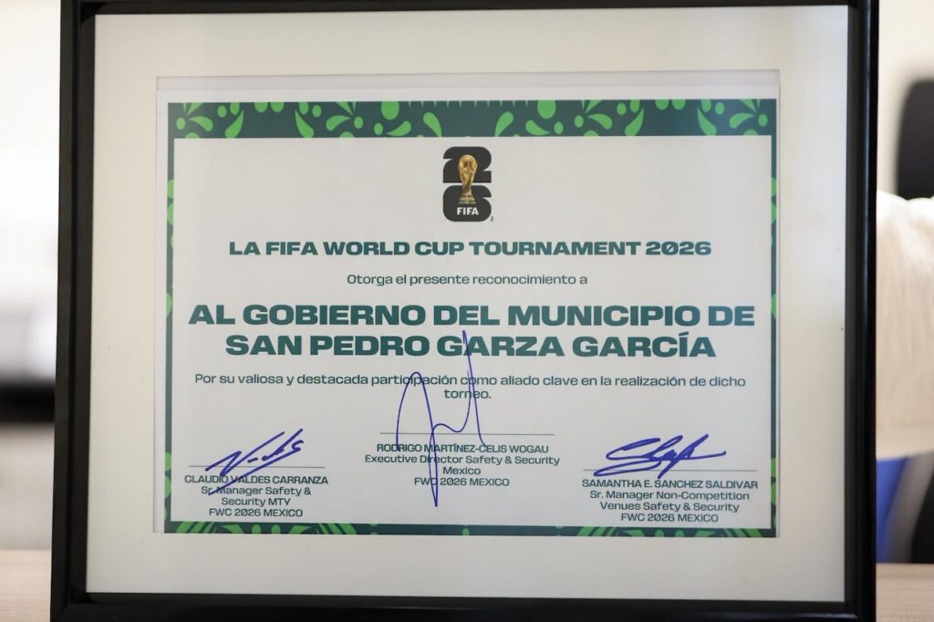 Mundial 2026: FIFA entrega reconocimientos a Monterrey y San Pedro