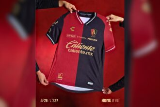 Atlas estrena jersey conmemorativo para el Apertura 2026. Foto: Cortesía