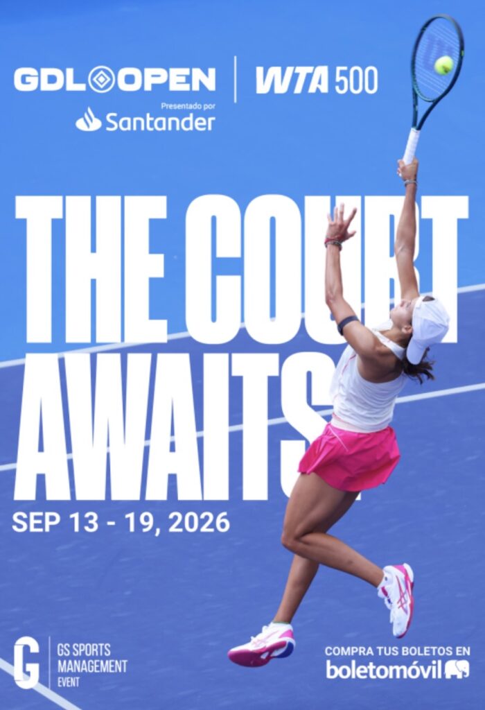 Zapopan recibirá a las estrellas de la WTA: Así será el Guadalajara Open 2026