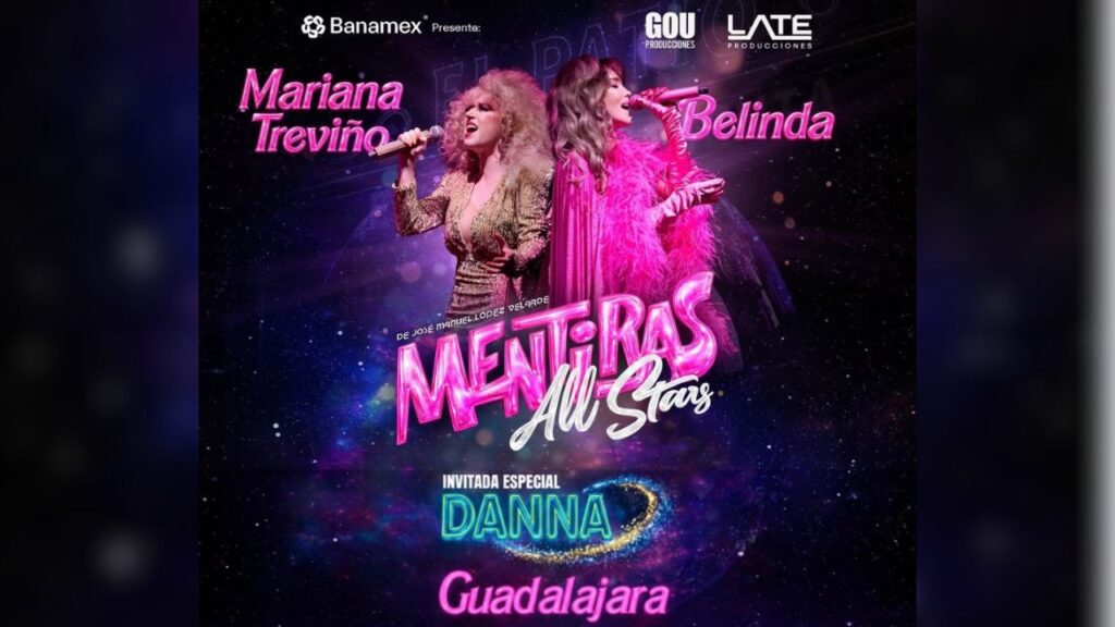 Confirman 'Mentiras All Stars' en Guadalajara. Foto: Auditorio Telmex en Instagram @auditoriotelmex