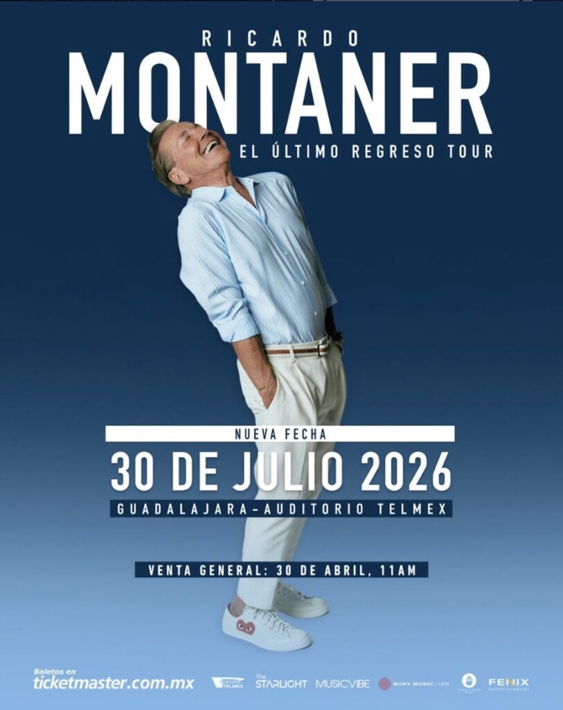 Ricardo Montaner dará concierto en Guadalajara este 30 de julio