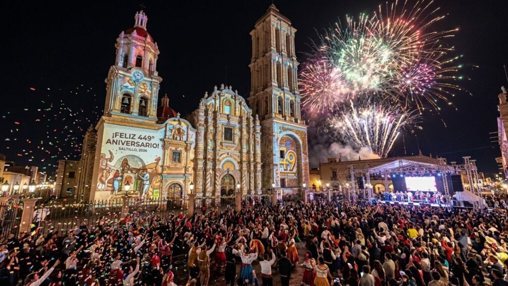 Verbena, videomapping y Mañanitas: El itinerario oficial del aniversario 449 de Saltillo