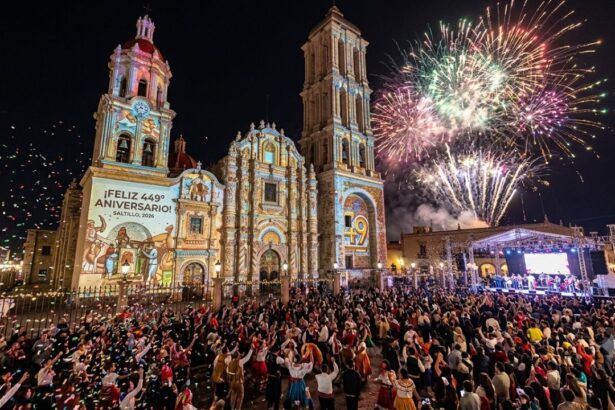 Verbena, videomapping y Mañanitas: El itinerario oficial del aniversario 449 de Saltillo