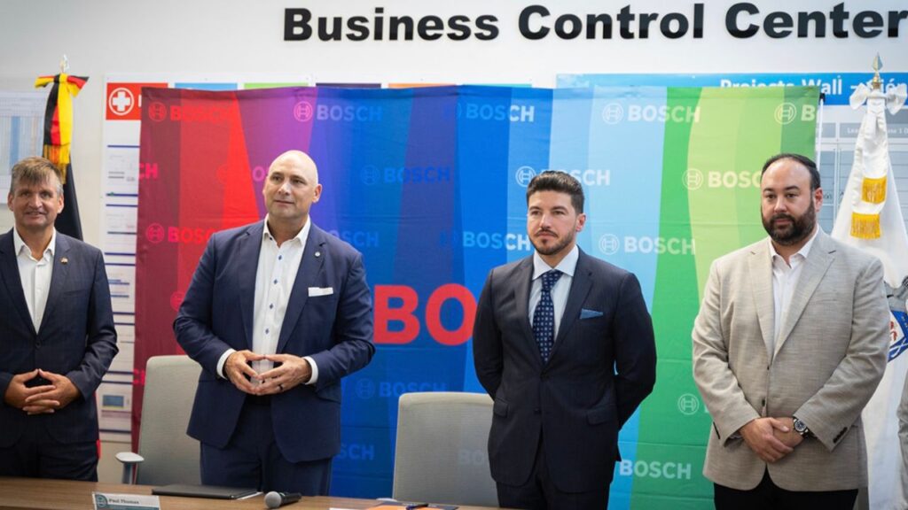 Bosch en Nuevo León: Nueva planta, inversión y 900 empleos. Foto: Gobierno de Nuevo León