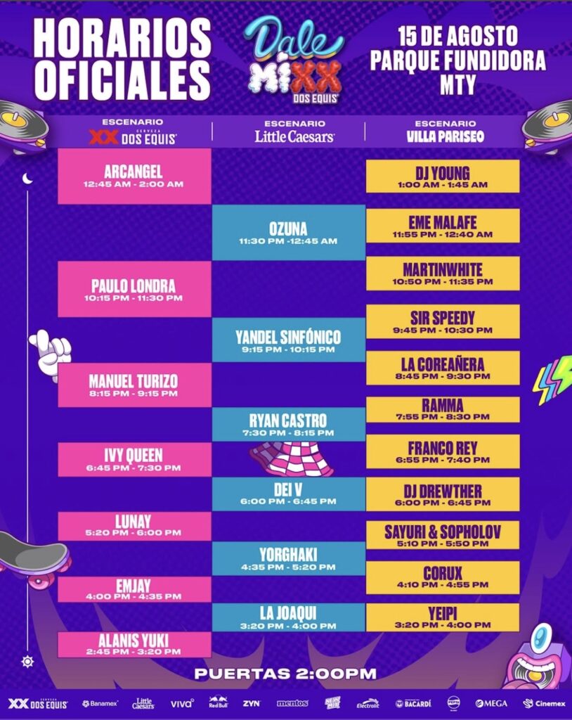 El Dale Mixx 2026 será este 15 de agosto en Monterrey