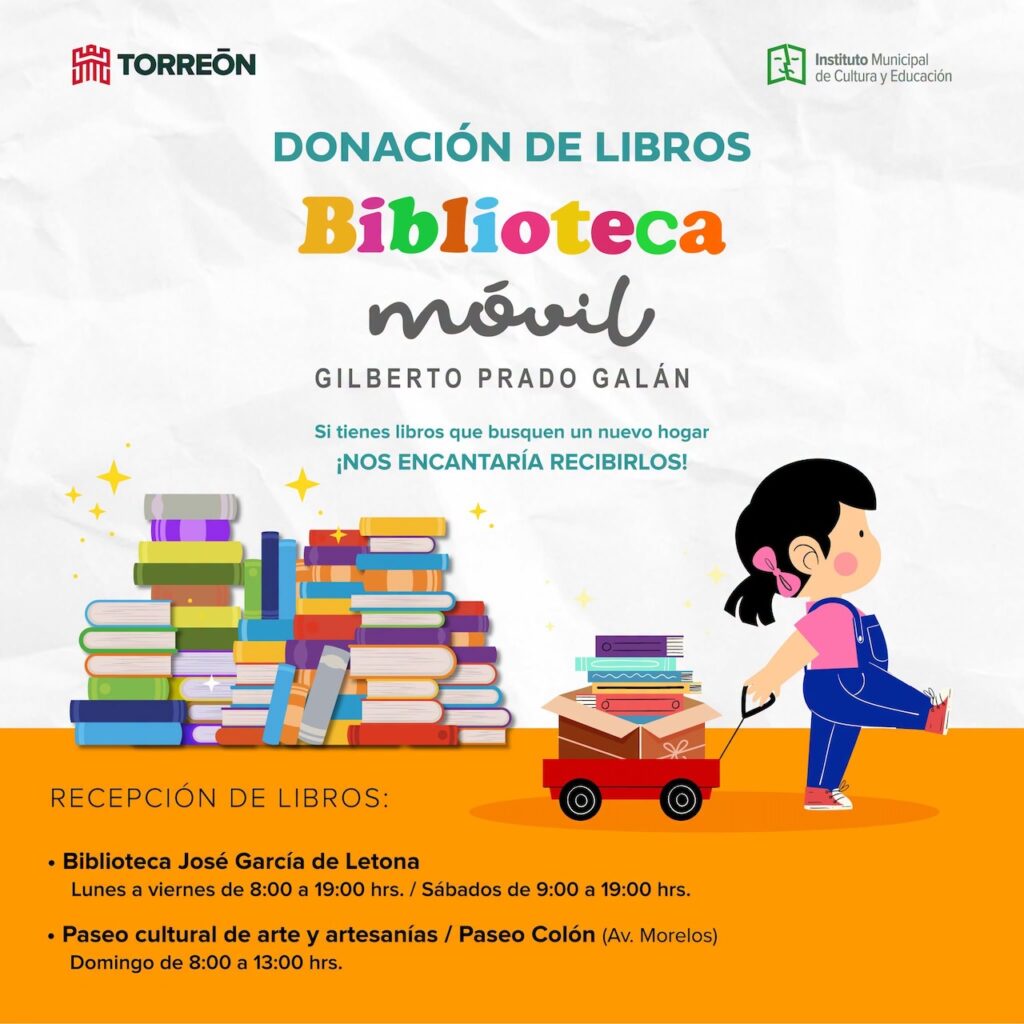 Campaña de donación de libros en Torreón: Te decimos cómo participar