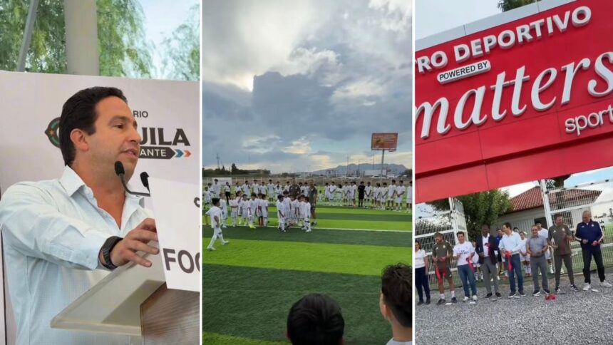 Fundación Real Madrid inaugura escuela de fútbol en Saltillo