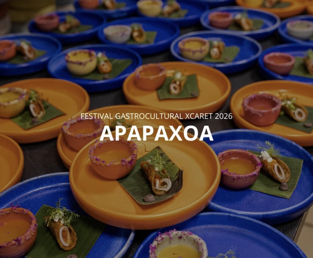 Del 18 al 23 de septiembre, Apapaxoa 2026 reunirá chefs y creadores en Xcaret. Foto: Cortesía / Blog.xcaret.com