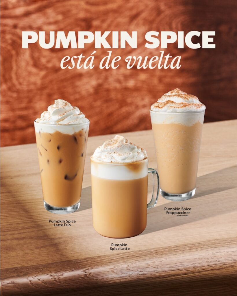 ¿Cuándo regresa el Pumpkin Spice a Starbucks México? Aquí los detalles. Foto: Cortesía