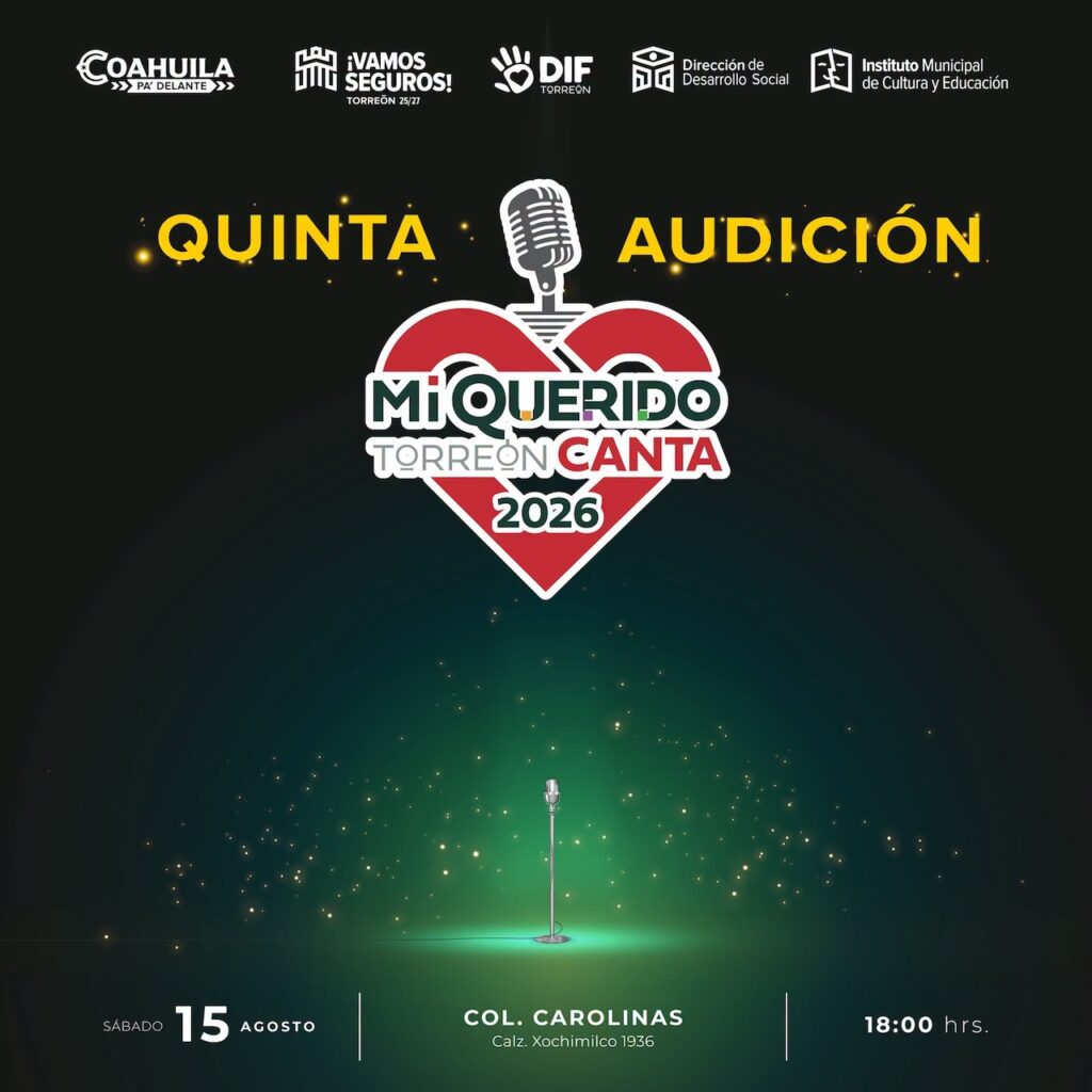 Eventos en Torreón del 14 al 16 de agosto de 2026: Agenda completa