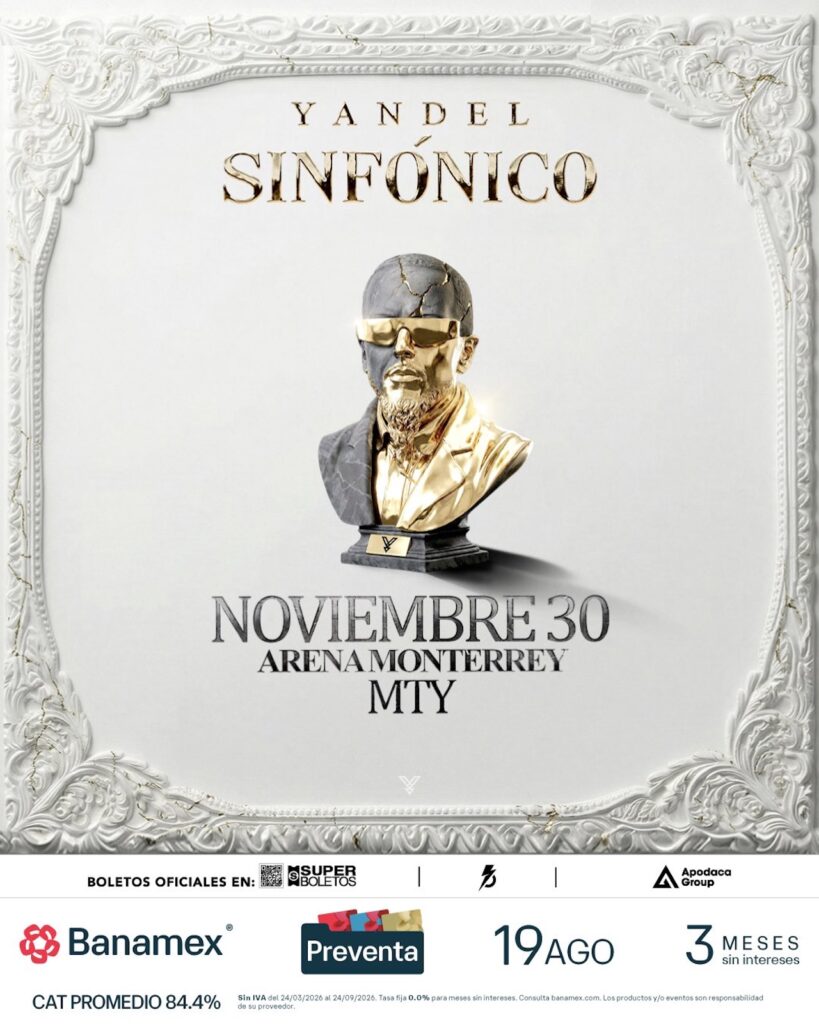 Yandel regresa a Monterrey con su espectáculo sinfónico