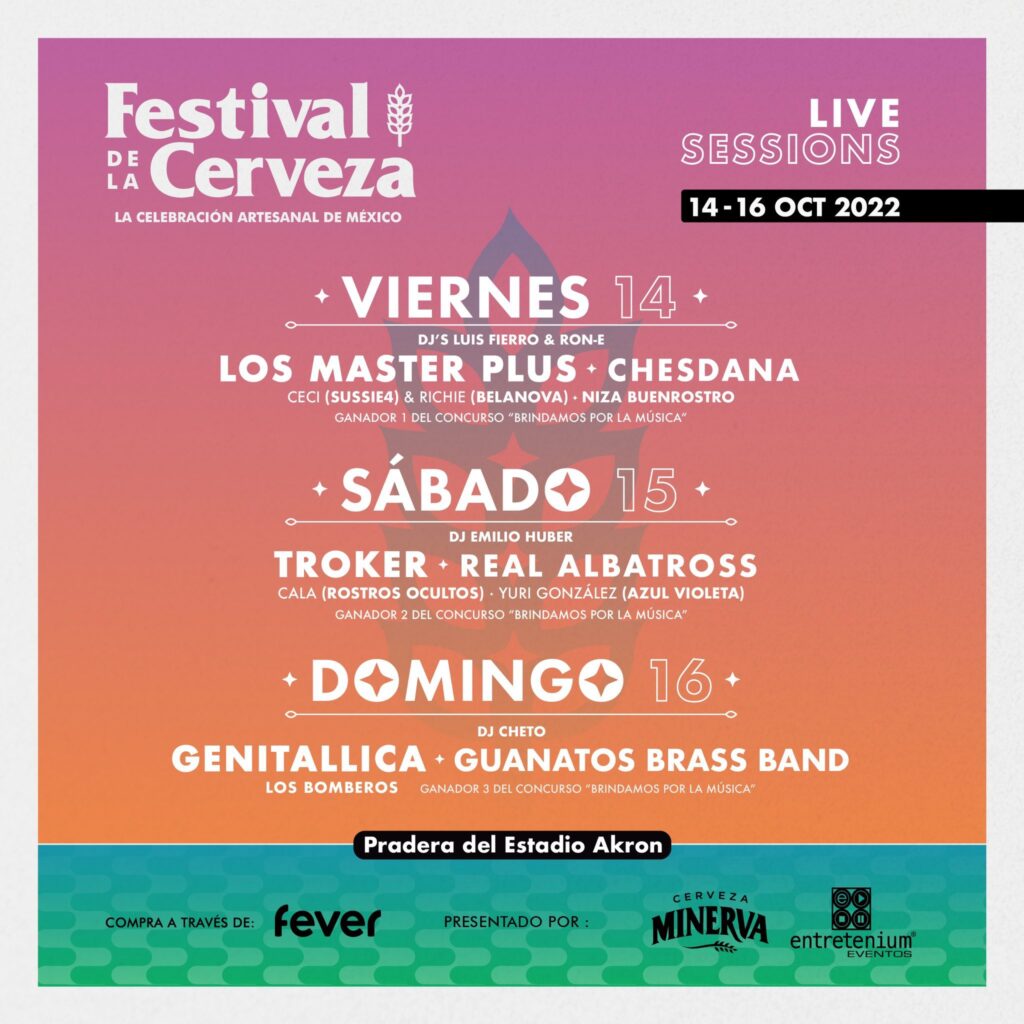 Festival de la Cerveza Guadalajara 2022 conciertos