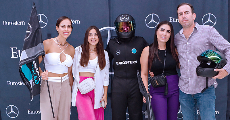 Se reúnen para disfrutar del GP de México en Mercedes Eurostern