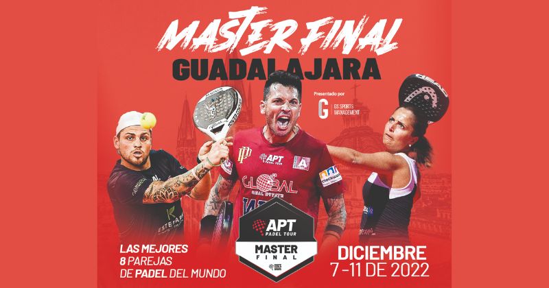 Guadalajara será sede del torneo de pádel APT Master Final