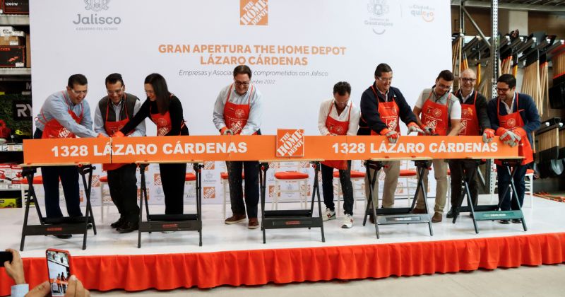 Inaugura Home Depot su novena tienda en el estado de Jalisco
