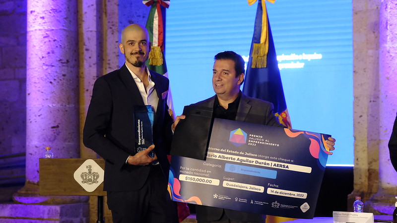Gobierno estatal entrega el Premio Jalisco al Emprendimiento 2022