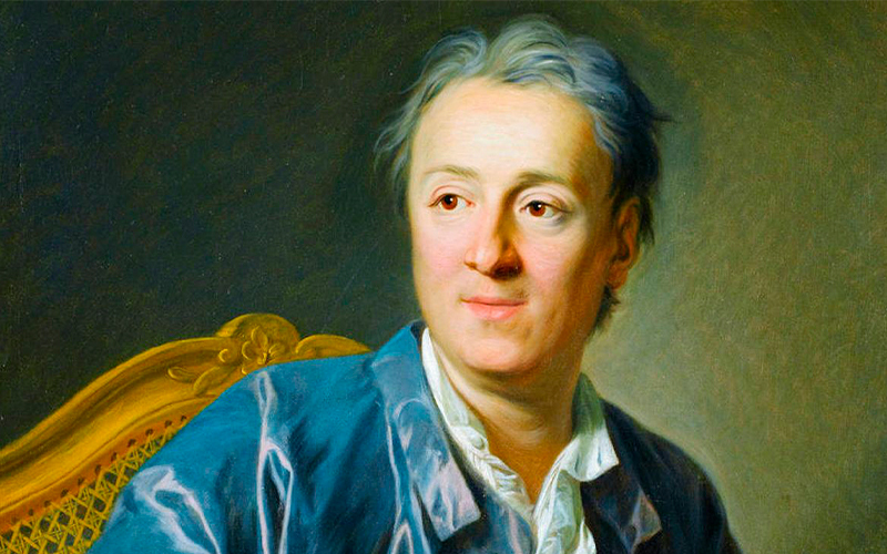Retrato de Denis Diderot
