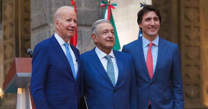cumbre entre AMLO Biden y Trudeau
