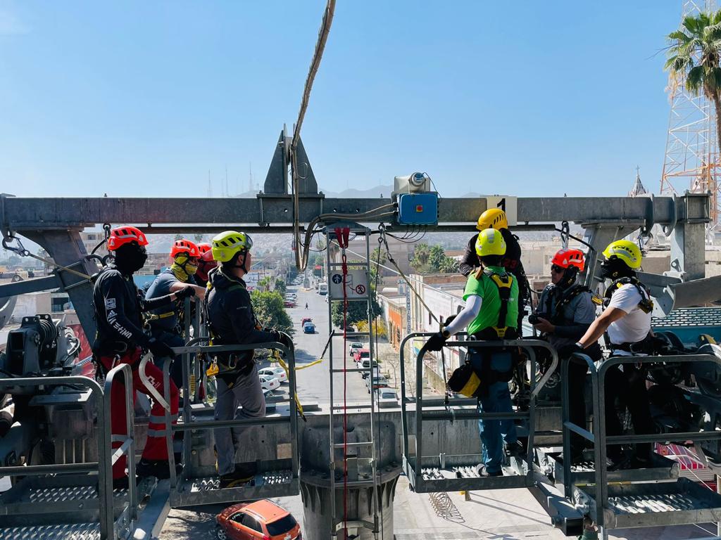 Empresas se unen con Teleférico Torreón para brindar capacitación “Rescate en Remontes Mecánicos”