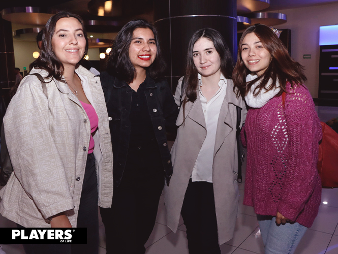 Nicole Cortés, Elizabeth Paz, Wendy Rodríguez y Andrea Ocampo.