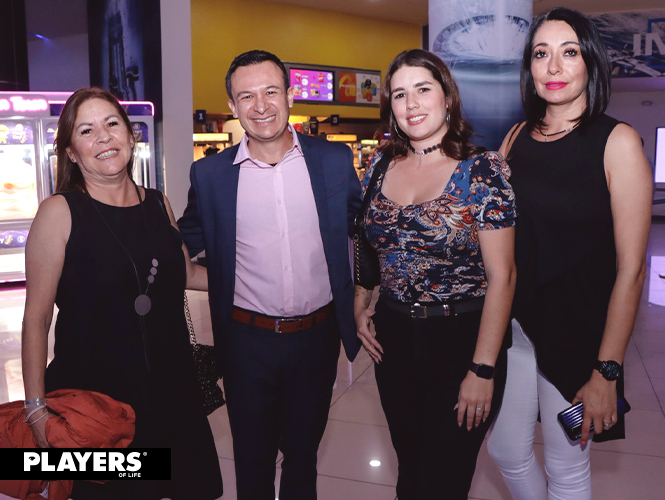 Rita Dingler, Emiliano Salas, Karen Dingler y Carmen González.