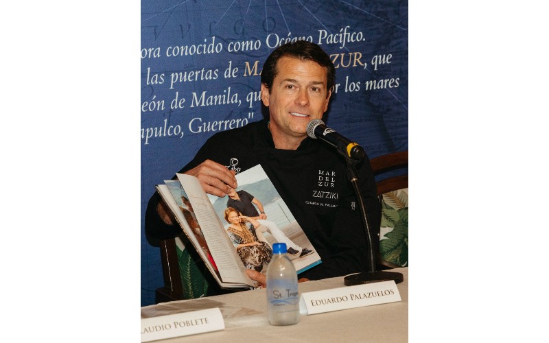 Chef Eduardo Palazuelos presenta libro