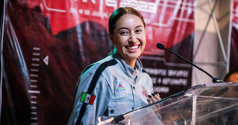 Katya Echazarreta presenta su campamento aeroespacial en Guadalajara
