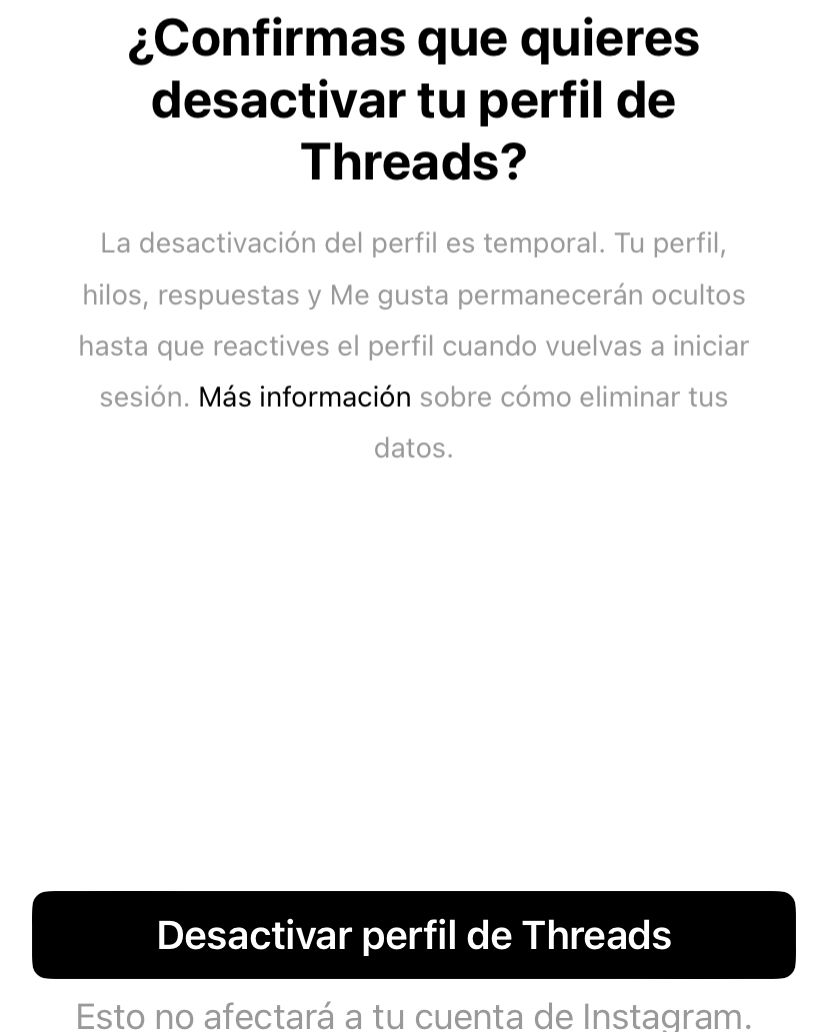 ¿Qué pasa si elimino Threads? Esto le pasará a tu cuenta de Instagram 
