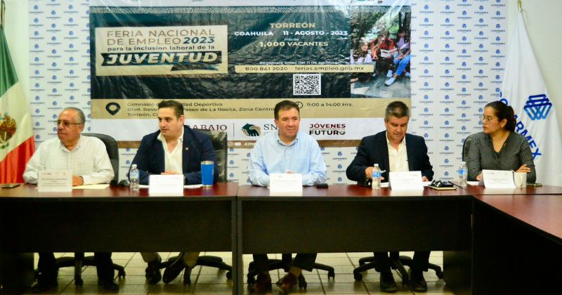 SNE Laguna, COPARMEX y CANACINTRA anuncian feria del empleo