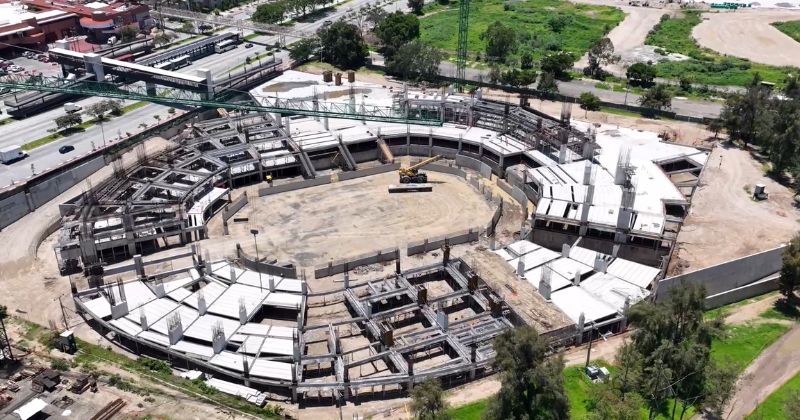 Avances de las obrasde la Arena Guadalajara para su gran inauguración en septiembre del 2024