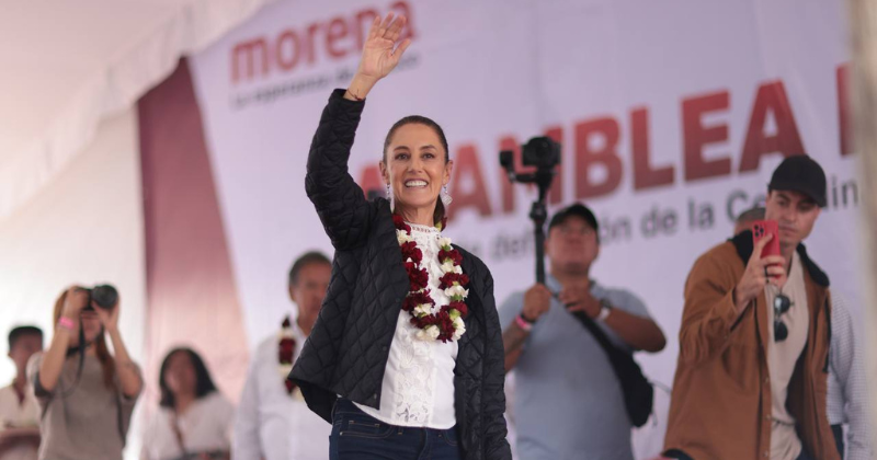 Claudia Sheinbaum candidata del partido Morena para aspirar a la presidencia de México