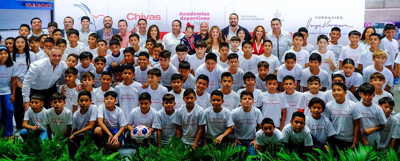 Semillero Rojiblanco Chivas brinda oportunidades deportivas a niños y niñas de Jalisco