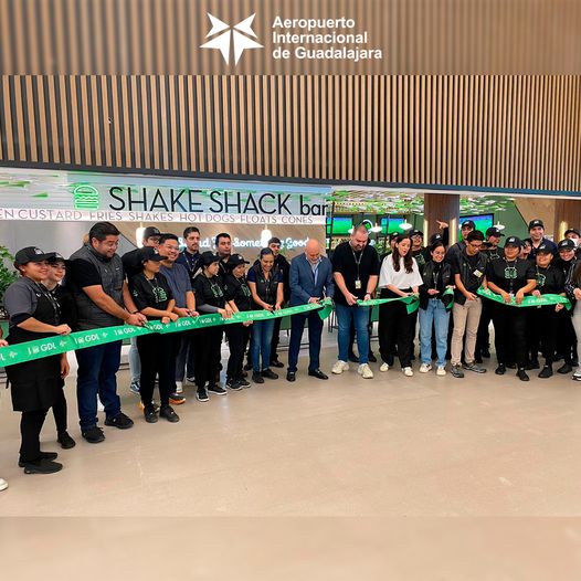 Shake Shack inauguró su segunda sucursal en el aeropuerto de Guadalajara