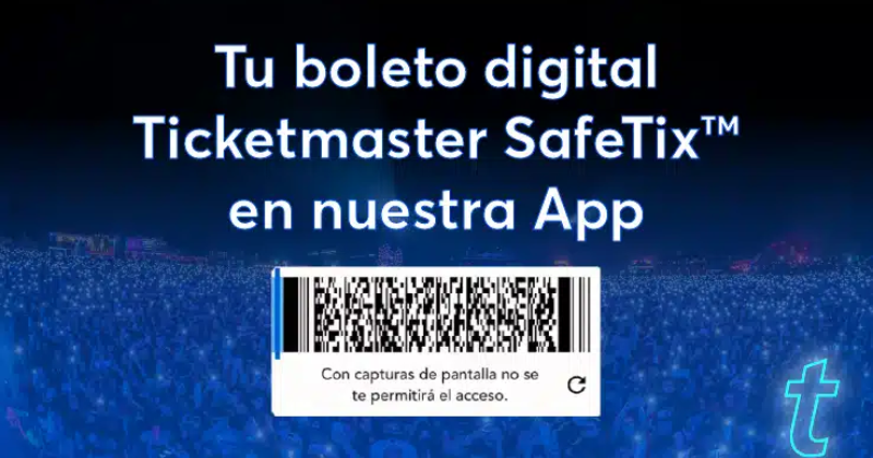 Boletos digitales SafeTix en Guadalajara