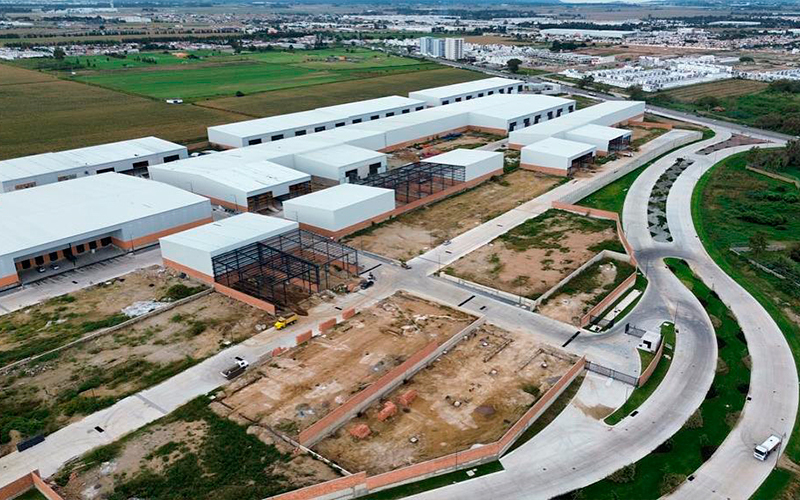 Vista aérea de Parque Industrial Colotlán. Real Estate en Guadalajara