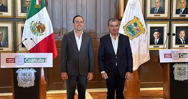 Anuncian Miguel Riquelme y Manolo Jiménez inicio formal de la Entrega-Recepción