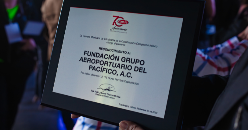 Grupo Aeroportuario Del Pacífico Es Reconocido Por Capacitaciones