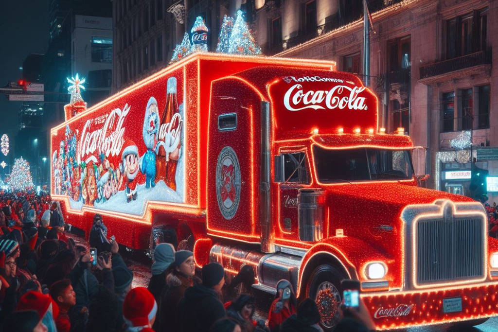 Desfile Navidad Coca Cola 2023 Monterrey