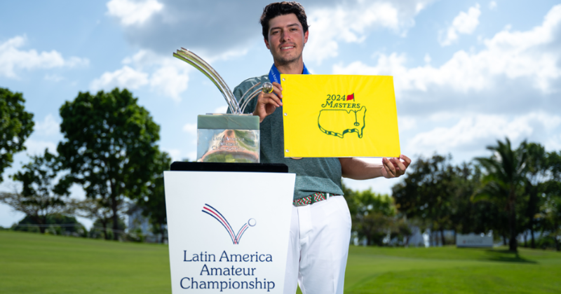 Santiago de la Fuente triunfa en Latin America Amateur Championship 2024
