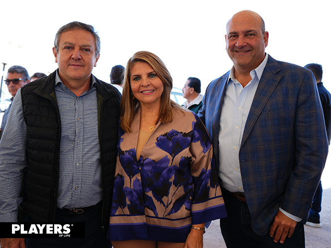 Alfredo Ramos, Rocío de Ramos y Samir Chamán.