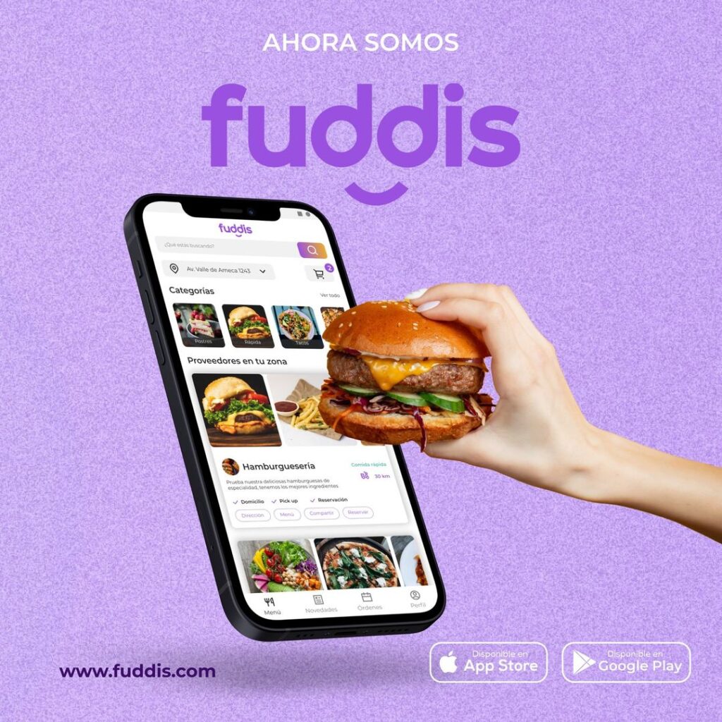 Comida a domicilio Guadalajara Fuddis app