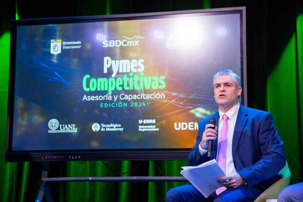 Ivan Rivas en la presentación de la convocatoria para Pymes Competitivas 2024