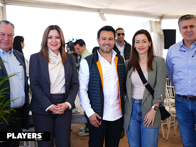 Ofelio Leal, Edelina Herrera, Adrián Leal, Mariana Ureta y Fernando Fuerte.